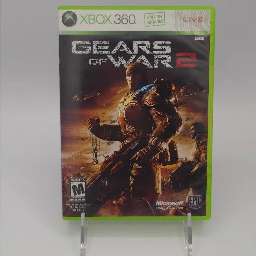 Gears of War 2 - Xbox 360 - Authentic CIB w/ Manual - Microsoft - Tested
